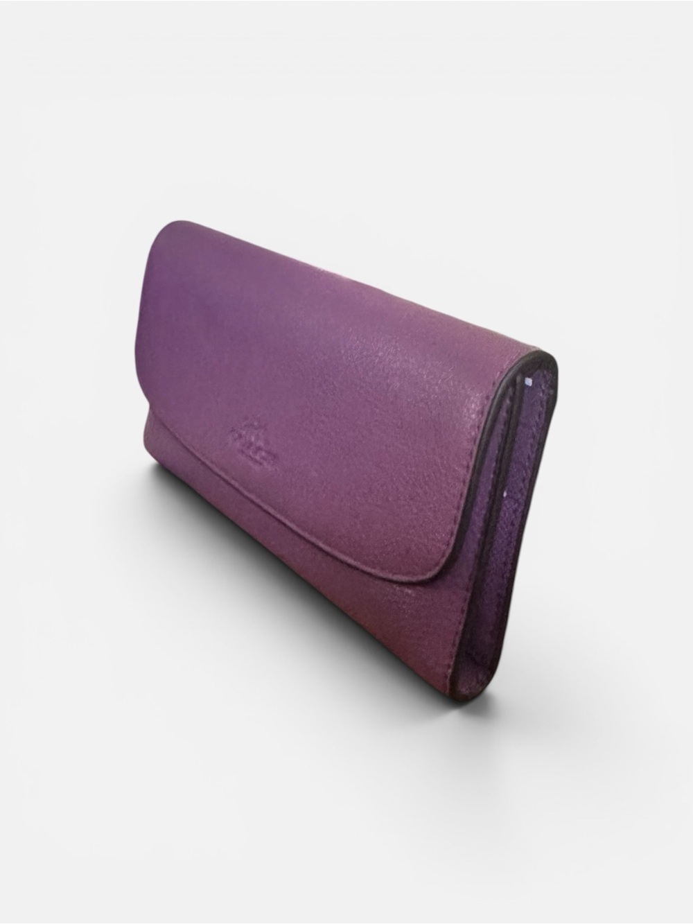 ✨ Coach Violet Purple Leather Continental Wallet NWT Rare Color - Picture 12 of 12